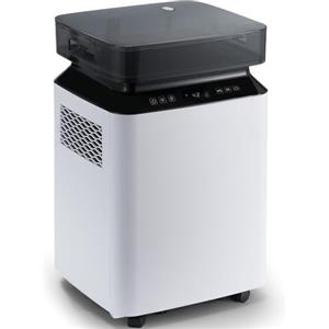 Kalopsia Deumidificatore Elettrico Professionale Commerciale 80L/Giorno | Grandi Ambienti 170㎡ Antimuffa con Pompa di Scarico Continuo Timer Portatile per Casa Ufficio Cantina Bagno Garage Stanza
