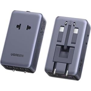 UGREEN 6 IN 1 Adattatore Universale da Viaggio PD 45W 2 Prese AC 2 USB C 2 USB A Presa Universale da Viaggio Tipo A I G C E K per Italia UK USA Germania Canada Australia Thailandia Giappone Cina