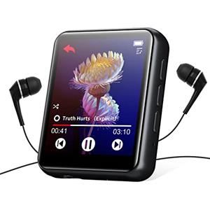 joliker Lettore MP3 con Bluetooth 5.0, Lettori MP3 de Full Touch Schermo, 64 GB Lossless HiFi Sound Lettore di musica con Altoparlante, FM Radio, Registratore vocale, Ebook, Espandibile fino 128GB