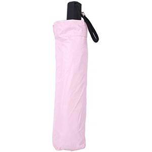 Haofy Qmee Ombrellone Pieghevole Protezione Portatile Ombrello Automatico Rosa Esterno, Ombrello da Viaggio Mini, Luce Portatile e Ombrellone Compatto con Protezione 99% Contro Sole e