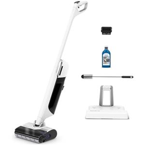Rowenta X-Clean 12, Aspirapolvere Lavapavimenti con Tecnologia Antigroviglio, Design Reclinabile, Serbatoio per Detergente con Dosaggio Automatico, Display Digitale, Autonomia Fino a 65 Min, GZ7257E0