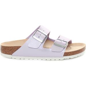Birkenstock Ciabatta Donna Birkenstock Arizona Birko Flor Shiny Lizard Lilla