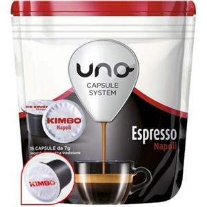 Kimbo 16 Caffe' Uno Capsule System Kimbo Espresso Napoli