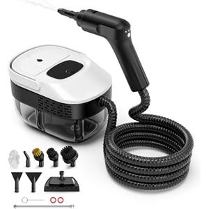XINYUDAILY Pulitore a vapore regolabile a 3 livelli, pulitore a vapore manuale con serbatoio da 1600 ml, pulitore a vapore ad alta pressione per cucina, bagno, finestre, auto, senza sostanze chimiche