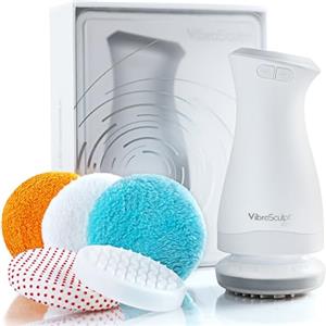 Vibro Sculpt PRO, formatore per corpo anticellulite e pastiglie per contorno, massaggiatore linfatico con tecnologia a microvibrazione per un serraggio rapido ed efficace del corpo, facile da usare