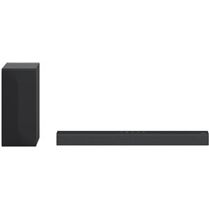 LG S60Q Smart Sound Bar 300W Potenza e 2.1 Canali Suono Surround Dolby Atmos Virtual Ampia connettività HDMI ARC Pass Through, Bluetooth, USB, ingresso ottico e app Android/iOS