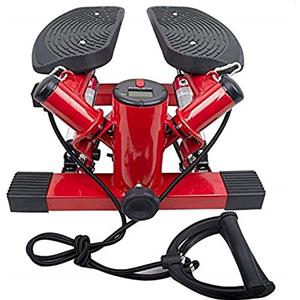 FFitness Swing, Stepper with Rope Unisex Adulto, Rosso, Media