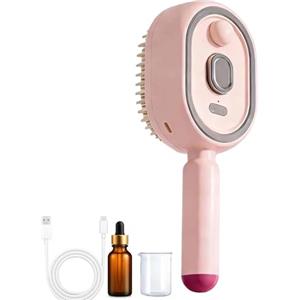 Genérico Pettine massaggiante elettrico con cuscino d'aria, spazzola a vapore elettrica, lisciante per capelli, anti-grovigli, per la cura del cuoio capelluto e dei capelli ricci