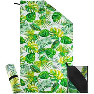 Hexify Telo Mare xxl 200x100 cm, Asciugamano Grande In Microfibra Ad Asciugatura Rapida, Telo Bagno Senza Sabbia, Coperta Da Spiaggia Donna (Verde)