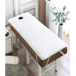 Salagt Materasso per Lettino da Massaggio con Foro Traspirante - Memory Foam Antiscivolo, Pieghevole, Ergonomico per Estetista/Spa/Centro Benessere (Spessore 3cm/5cm/6cm) 70x190cm (S)