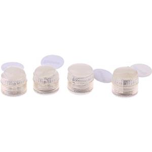 Tenlacum Set di 4 luci LED per pattini a rotelle, skateboard, longboard, scooter, con interruttore rotante, facile da accendere e spegnere