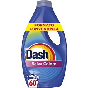 Dash Detersivo Liquido Lavatrice, 60 Lavaggi, Salva Colore, Brillantezza Per I Capi, Rimuove Le Macchi e Igienizza, Efficace Anche A Freddo E In Cicli Brevi
