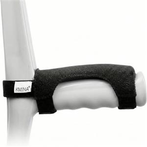 KMINA Manopole per Stampelle con Imbottitura (x1 Unità), Cuscinetto Copri Manici in Neoprene e Silicone, Universale, Lavabile - Prodotto in Europa