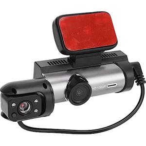 Aeun Videoregistratore di Guida Auto Dash Cam Rotazione a 360 Gradi Obiettivo IR Rilevazione del Movimento Visione Notturna 3,16 Pollici per la Sicurezza di Guida