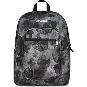 Invicta Zaino Scuola Jelek Fantasy, Grigio, 34 L, Doppio Scomparto, Tasche multiuso, Tasca interna con organizer, Scomparto porta pc, Tasca portaborraccia, Scuola media e superiore, Ragazzo, Ragazza