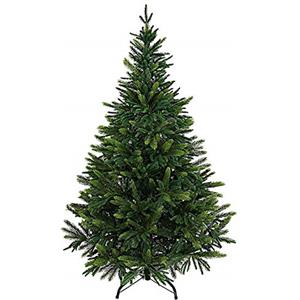 BB Sport Albero di Natale Lusso in PE/PVC 150 cm verde medio/l'abete di douglas Abete Natale Artificiale