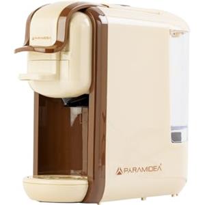 PYRAMIDEA Macchina per Caffè 3 in 1 Compatibile Nespresso Dolcegusto e Cialde Bevande Fredde da 0,6L Crema ICP310C