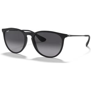 Ray-Ban RB4171 622/8G Erika - Occhiali da Sole Unisex in Nylon Nero con Lenti Grigio Sfumato