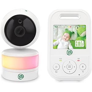 LeapFrog LF2513 Baby Monitor with Camera, Pan and Tilt Video Baby Monitor, 2.8 Inch Display, Night Vision, 300 m Range, 12H Long Battery Life, Soothing Sleep Songs