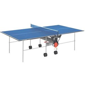 GARLANDO Tavolo Ping Pong Garlando Training Indoor con ruote per interno piano blu C-113I