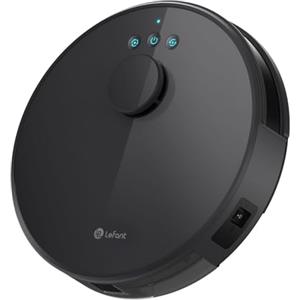 Lefant M1 Robot Aspirapolvere Lavapavimenti con Mappatura 3 in 1, Navigazione Laser dToF, 5500Pa, Ultra Sottile 32cm, 200 Min, Controllo APP/Alexa, per Peli Animali e Pavimenti Duri, Nero