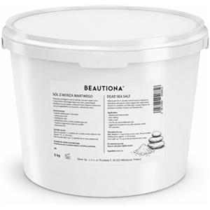 BEAUTIONA Sale del Mar Morto naturale 5 kg - Sale da bagno con minerali per bagno rilassante, pediluvio, scrub corpo e SPA