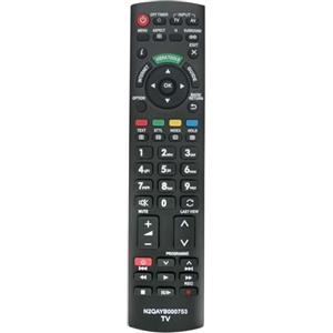 UNCIHY N2QAYB000753 Telecomando universale compatibile per Panasonic TX-L32E5B TX-L37E5B TX-L42E5B TX-L47E5B TX-L32E5E TX-L37E5E TX-L42E5E TX-L47E5E TX-L32E5Y TX-L37E5Y TX-L42E5Y TX-L47EE TV LCD Viera 5Y