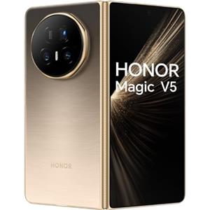 HONOR Magic V5 Smartphone Pieghevole, Display 7,95 Pollici 120Hz, Batteria 5820mAh, Memoria 16+512GB, Snapdragon 8 Elite, Arte del Design Pieghevole, Telefono Mobile Sbloccato Android 15