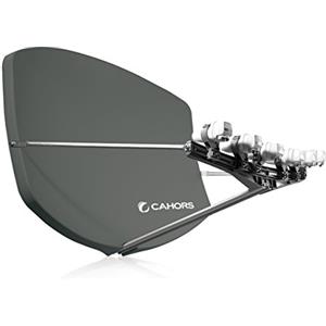 Cahors Antenna VISIOSAT BIG- BISATMulti LNB grigio