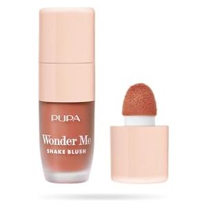 Pupa Blush Wonder Me Shake, Fard Viso Liquido Traslucente, Nuova Texture Water Cream - Colorito Fresco e Radioso, Formula Clean, Made in Italy (Colore 004 Sex On The Beach)