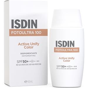 ISDIN Srl ISDIN FotoUltra 100 Active Unify Color Fotoprotettore Viso Colorato Anti Macchie SPF50+ 50 ml