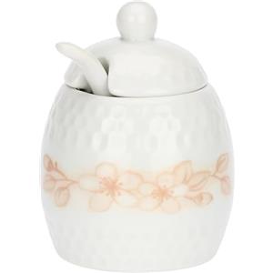 THUN - Mini zuccheriera con cucchiaino - porcellana - Collezione Bomboniera - 50 ml - 6.8 x 9.5 cm