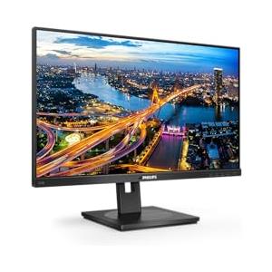 PHILIPS Monitor 245B1 24 pollici 2560x1440, WQHD, 75Hz, IPS Panel, 4ms GtG, USB Hub Speakers, Height Adjustment, (HDMI1x 1.4 DP 1x 1.2) Nero