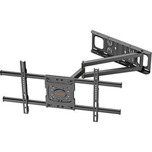 WHYFONE Supporto da Parete per TV Girevole Inclinabile Estensibile, Staffa TV Braccio Extra Lungo 650mm, Braccio TVs ad Angolo per Televisore da 32-70 Pollici fino a 35kg, Max VESA 600x400mm