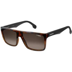 Carrera 5039/S 2OS/HA | Occhiali da Sole Graduati o Non Graduati | Prova Online | Unisex | Plastica | Quadrati | Nero, Havana | Adrialenti