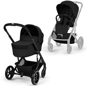 Cybex Gold Duo Balios con navicella Fold Cot - Moon Black