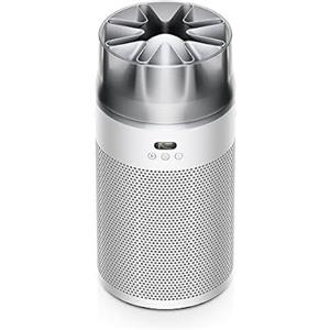 Dyson Hushjet™ Purificatore d'Aria Compatto, Bianco e Argento, Silenzioso
