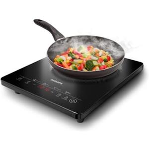 Philips Piastra a induzione elettrica 3000, 2000W, 8 livelli, Display Touch