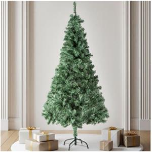 tectake® Albero di Natale Artificiale, Albero di Natale Verde con Base in acciaio, Christmas Tree Aspetto Naturale, Facile da Pulire, Montaggio Rapido - Verde - 180 cm / 533 Rami Folti