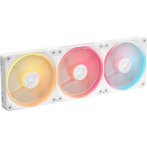 Corsair Icue Link Lx120-R Rgb Case Per Computer Ventilatore 12 Cm Bianco 3 Pz (corsair Icue Link Lx120-R Rgb,120mm, w)