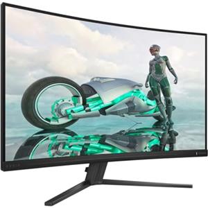 Philips Gaming Monitor 32M2C3500L 31.5 pollici, Curvo, 2560x1440, WQHD, 180Hz, Fast VA Panel, 0.5ms MPRT, , (HDMI2x 2.0 DP 1x 1.4) Adaptive Sync, HDR10, FreeSync, Grigio Scuro