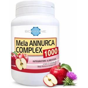 Bodyline Mela Annurca Complex 1000 | Formula Premium dal 2018 con Mela Annurca, Estratto di Olivo, Cardo Mariano e Cassia Nomame | Per il Benessere Circolatorio e Capelli Forti e Vitali | Made in Italy