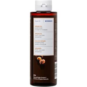 KORRES ARGAN OIL Shampoo, pulizia e cura dei capelli colorati con olio di argan biologico, dermatologicamente testato e vegano, 250 ml