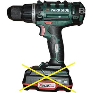 Parkside Trapano avvitatore a batteria PABS 20-Li Solo dispositivo senza batteria e caricatore X 20 V Team