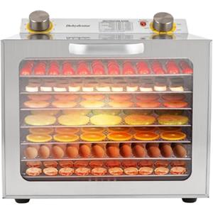 YISSALE 8 livelli, asciugatrice elettrica, 400 W, disidratatore alimentare in acciaio inox, essiccatore per cucine, ristoranti, panifici