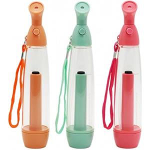 Générique Confezione da 3 vaporizzatori d'acqua manuali - nebulizzatore acqua ricaricabile, spray portatile in plastica, spray ideale per rinfrescare viso e corpo