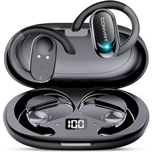 Conyat Bluetooth 5.4 Auricolari traduttori in Tempo reale con 164 Lingue, Cuffie Traduttore Simultaneo Vocale con 7 Modalità per Viaggi, Studio, Affari, Nero