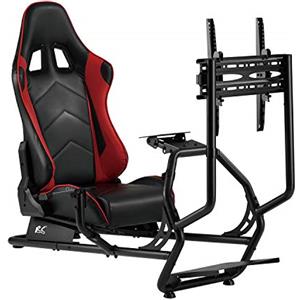 NanoRS RS160 Sedia Gaming da Gioco Racing Simulator Cockpit 3in1 Supporto per VolanteRegolabile Ergonomica Confortevole