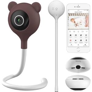 lionelo Babyline Smart Baby Monitor Wi-Fi con App e Video | Rilevamento di Movimento e Suono, Visione Notturna, Audio Bidirezionale, Sensore Temperatura, Controllo da Smartphone