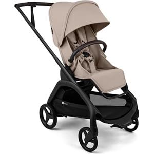 Bugaboo Passeggino Bugaboo Dragonfly Plus, Carrozzina Compatta da Città, Leggero | Chiusura ad una Mano, Seduta Reclinabile e Reversibile, Adatto a Neonati e Bambini fino a 22 kg, Desert Taupe